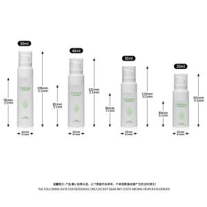 Wholesale Eco Friendly Pump Cosmetic Lotion Bottle Clear Frosted Serum Airless Pump Bottle 20ml from china suppliers