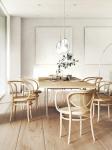 Natural Beech Wood Thonet Chair , 80cm High Modern Bentwood Chairs