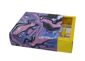 Wholesale Yellow Cardboard Packaging Box Hot Stamping For Gift Wrapping from china suppliers