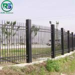Pre Assembled Classic Spear Top Contemporary Aluminum Fence Black Customized