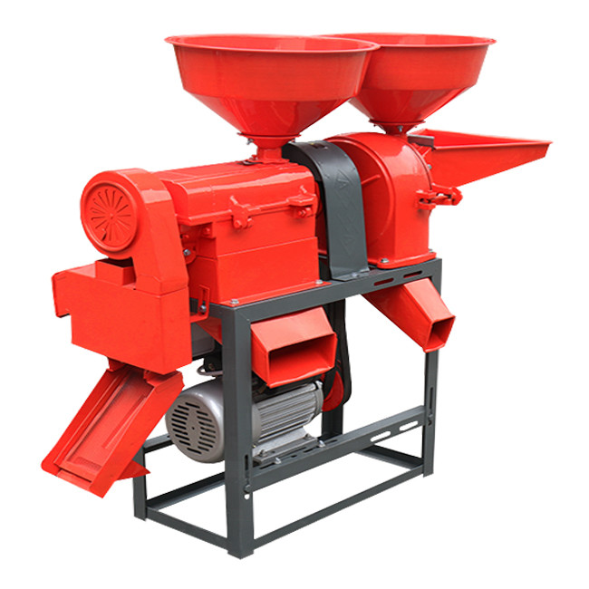 High Quality Steel Combined Rice Mill Flour Mill Disc Grinding Machine 220V