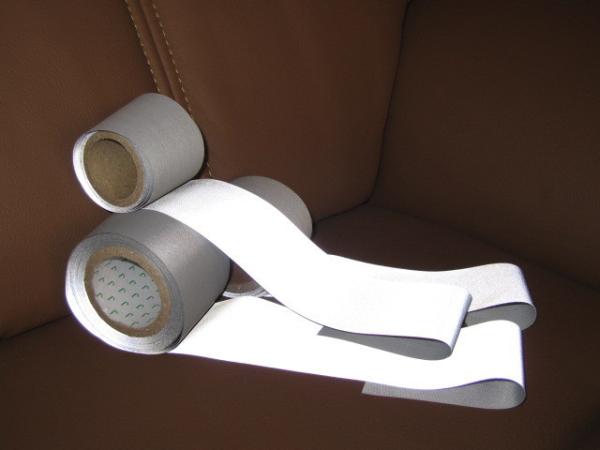Outdoor Hi Vis Reflective Strips Fabric For Safety Garments