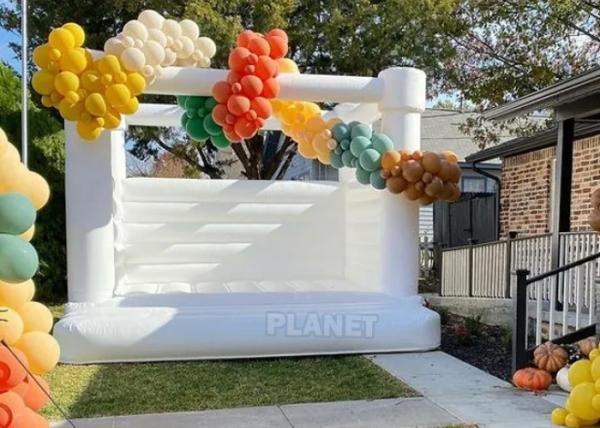 Party Events Used Commercial Grade 1000D PVC Tarpaulin Bouncer Inflatable