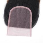 Silk Base Grade 10A 4x4 Lace Closure 100% Virgin Human Hair Two Tone Color