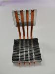 Square Angle Zipper Fin Heat Sink , Industrial LF Metal Heat Sink