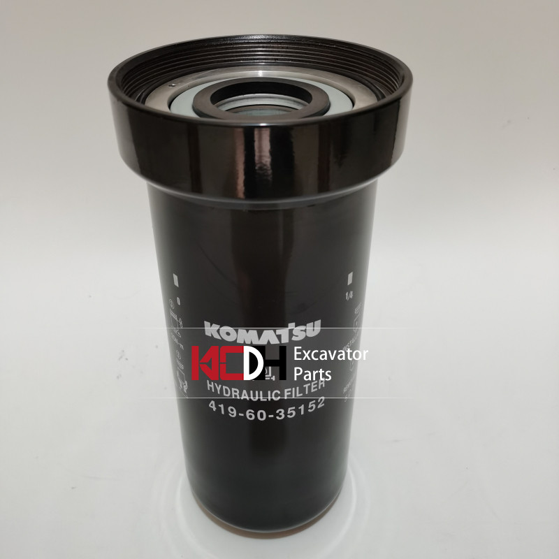 KOMATSU excavator parts hydraulic filter 419-60-35152 is suitable for loader