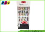 POP Retail Cardboard Floor Displays , Peg Board Side Wing Display For Kitchenwar