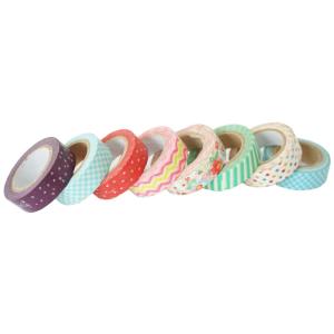 Wholesale Singer Sided Rubber Coloured Floral Christmas Washi Tape from china suppliers