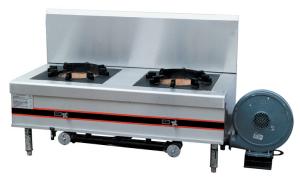 Wholesale 96KW Stainless Gas Stock Pot Range Two Burner For Commercial Kitchen DS-PRB-1470 from china suppliers