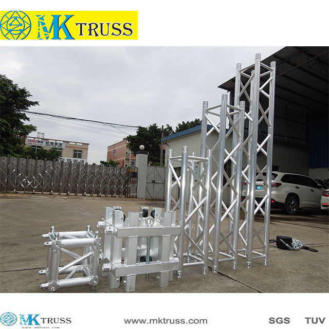 Trade Show Truss Lighting Main Tube 50*2mm/50*3mm/50*4mm 400*400*2500mm
