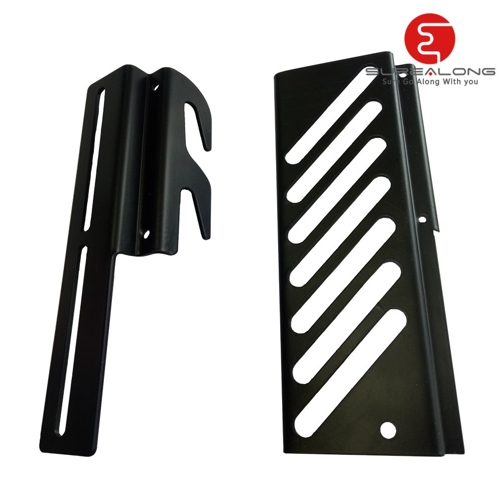 Structures Bolt-on Footboard Extension Brackets Attachment Kit Set of 2 0.3-3mm Thickness