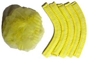 Wholesale Round Yellow Nursing 21&quot; Disposable Bouffant Caps from china suppliers