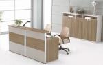 office wooden reception table information table front table furniture