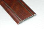 Frosted Fabric Aluminum Profiles / Good Ductility Aluminum Extrusion Framing