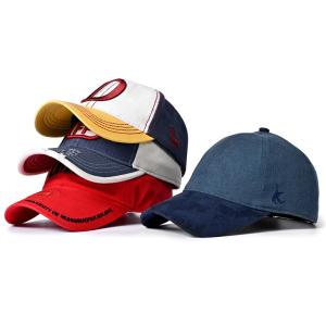 Wholesale 3D Embroidery Flexfit Baseball Caps 59cm Bold Line Water Worn Out Cotton Fabric from china suppliers