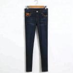 Stretch Skinny Slim Fit Teen Girls Denim Clothes , OEM Jean Pant For Girl