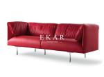 Italy Contemporary Simple Designed Modern Home Living Room Furniture Leather