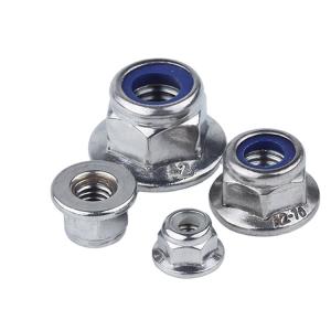 Wholesale Flange Stainless Steel Nyloc Nuts M4 M5 M6 M8 M10 DIN6926 from china suppliers