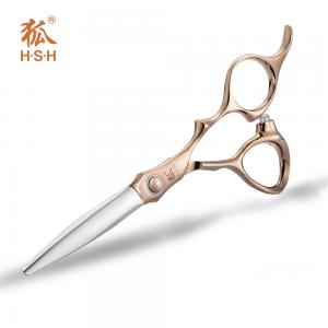 Wholesale Cobalt Steel Titanium Hair Scissors Sharp Blade Tip Ball Bearing UFO Screw from china suppliers