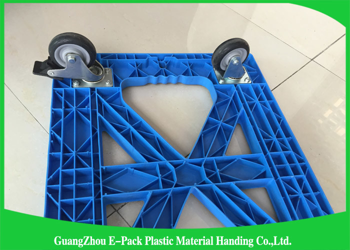 Big Capacity Moving Equipment Dolly , Furniture 4 Wheel Moving Dolly Virgin PP Materials