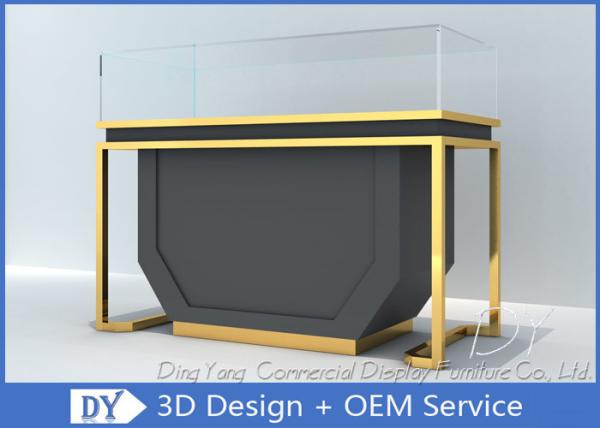 Fashion Attractive Gray Jewelry Store Showcases / Big Storage Jewelry Display