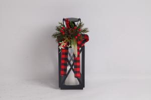 Wholesale Christmas Lanterns Indoor Outdoor Metal Decorations Electronic Candles from china suppliers