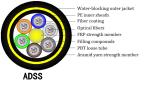 Arimid Yarn Member All Dielectric Self Supporting Cable ADSS For Aerial