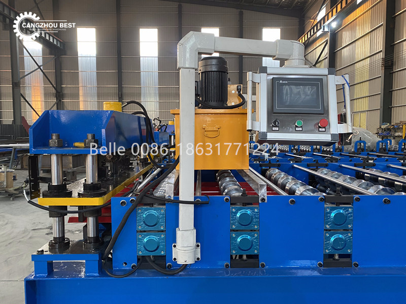 TR6 Metal Roofing Sheet Roll Forming Machine Controlled By PLC