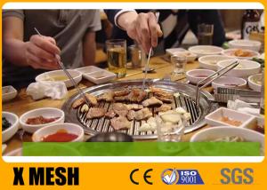 Wholesale Food Grade Stainless Steel Welded Mesh Barbecue Net BBQ Grill Basket With Holder from china suppliers