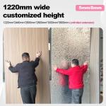 Water Ripple Panel On Sale 1220*2440*5/8mm Flame Retardant Bamboo Charcoal Wood