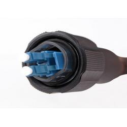 Wholesale Waterproof 3M Fiber Optic Patch Cord Duplex LC Connector , Aluminum Housing from china suppliers
