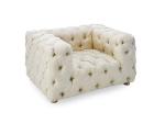 Tufted buttons upholstered wedding sofa chair for luxury event and party hire