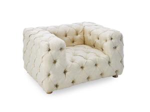 Wholesale Tufted buttons upholstered wedding sofa chair for luxury event and party hire with good linen fabric from china suppliers