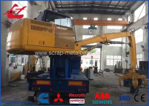 Wholesale Mobile Trailer Mounted Waste Car Scrap Metal Recycling Equipment With Grab from china suppliers