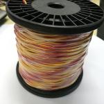 0.81mm * 2 Type K Thermocouple Cable Red / Yellow K Type Thermocouple Wire