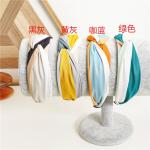 GLH007 Spring/summer new cross hair hoops wide edition color fabric women's hair