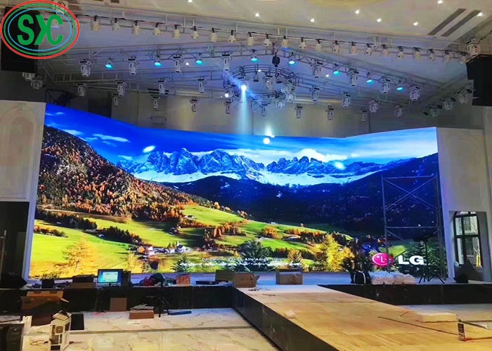 SMD 3528 P6 Large RGB LED Die-Casting Aluminum Screen IP65 Long Life Indoor LED TV Wall
