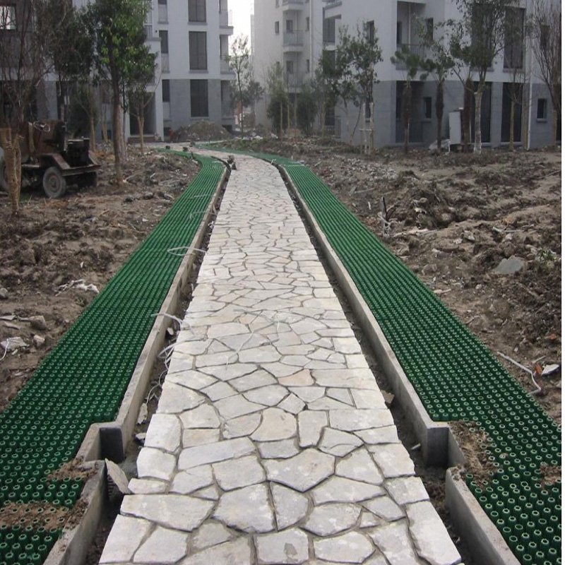 Black Green HDPE Plastic Planting for Parking Lot Grass Reinforcing in HDPE Material