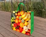 Manufacturer Factory Wholesale Eco Reusable RPET Tote Custom Logo Pattern