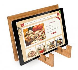 Wholesale high quality bamboo ipad holder book holder with acrylic for wholesale from china suppliers