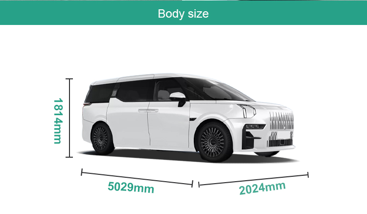 686Nm Maximum Torque 4.5S Acceleration ZEEKR 009 Dual Motor 822km Endurance Energy Electric Car for Your Requirements
