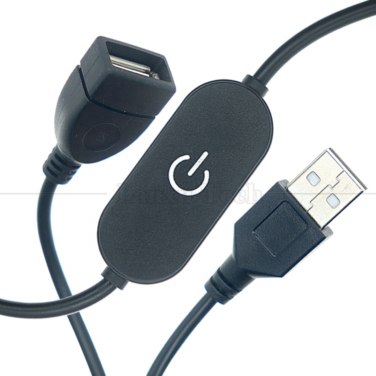 5v Touch Switch Male to Female USB on off Cable Stepless Controller Dimmer for Led Strip Bar Lamp