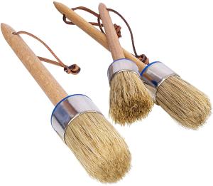 Wholesale 3 Pcs Chalk Paint Brush Natural Bristle Painting For Furniture from china suppliers