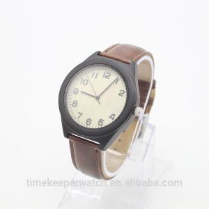 Wholesale charm wood watches with your logo , leather wood wristwatches oem ,wholesale in China . from china suppliers