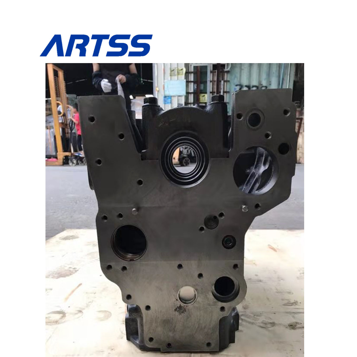 ARTSS Forklift Yanmar Cylinder Head Block Assy Fit 4D94LE 4TNE94