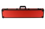 Aluminum Pistol Hand Gun Case, Custom Light Weight Red Aluminum Gun Case 40 Inch