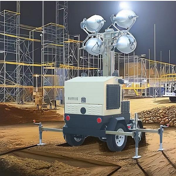 OEM Factory Mobile Lighting Tower Emergency Operations Diesel Light Tower for sale