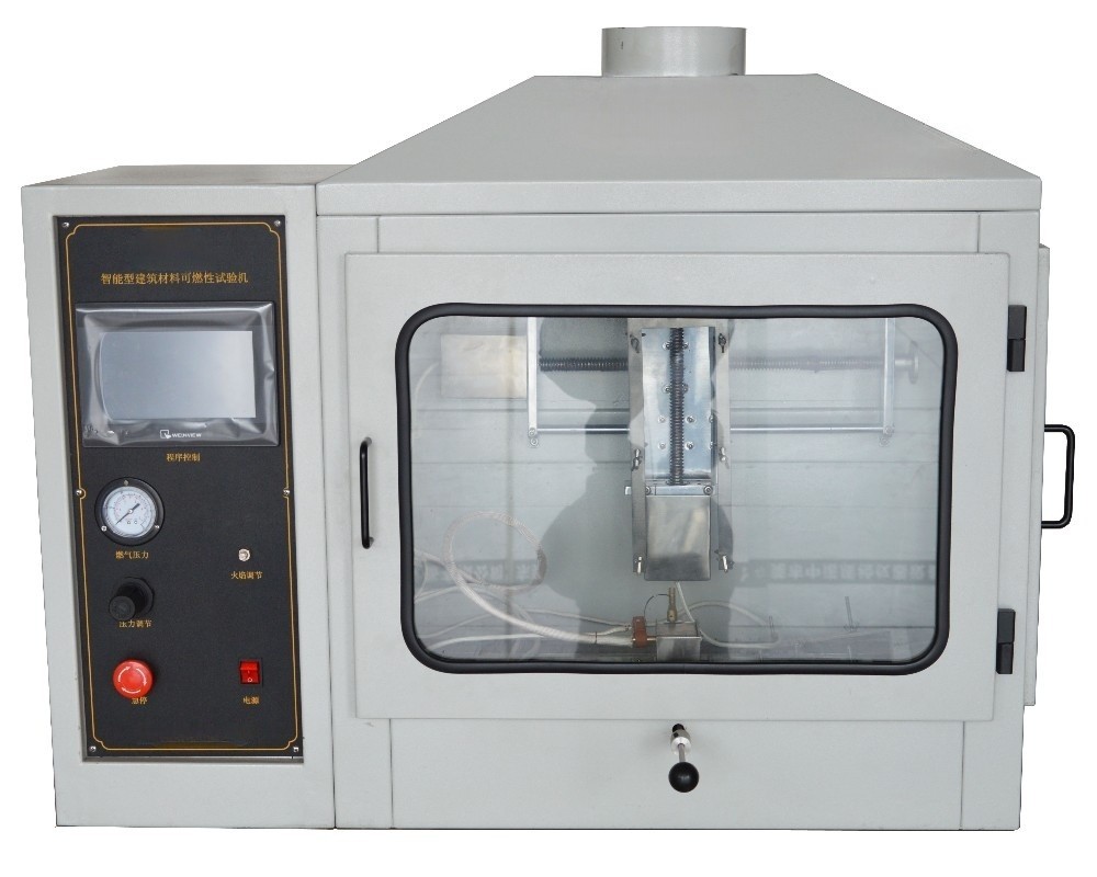 Building Materials Ignitability Flammability Tester For Single Flame Source Test