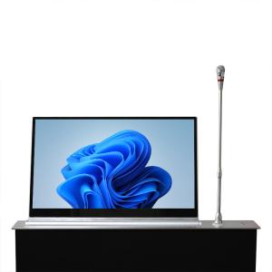 Wholesale Aluminum Alloy Monitor Lift 220V Hidden LCD Screen Intelligent Conference Table from china suppliers