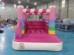 Commercial Grade Inflatable Bounce House Pink House Inflatable Jumping Castle